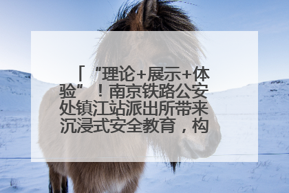 “理论+展示+体验”！南京铁路公安处镇江站派出所带来沉浸式安全教育，构筑青少年暑期防线