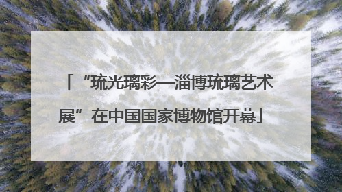 “琉光璃彩—淄博琉璃艺术展”在中国国家博物馆开幕