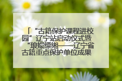 “古籍保护课程进校园”辽宁站启动仪式暨“琅嬛缥缃——辽宁省古籍重点保护单位成果展”在辽宁大学举行