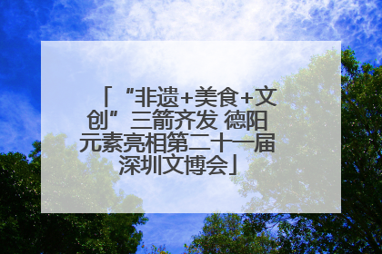 “非遗+美食+文创”三箭齐发 德阳元素亮相第二十一届深圳文博会