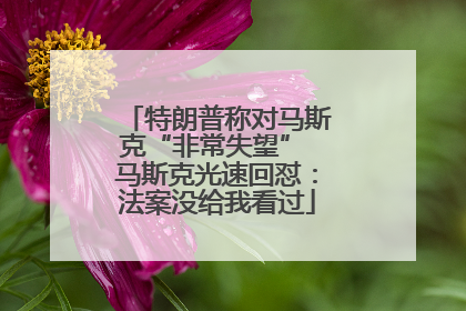 特朗普称对马斯克“非常失望” 马斯克光速回怼：法案没给我看过
