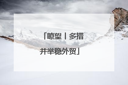 瞭望丨多措并举稳外贸