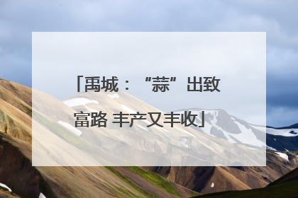 禹城：“蒜”出致富路 丰产又丰收