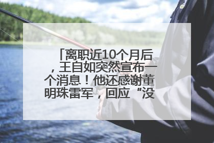 离职近10个月后，王自如突然宣布一个消息！他还感谢董明珠雷军，回应“没看过格力工资条”：真的不那么重要！