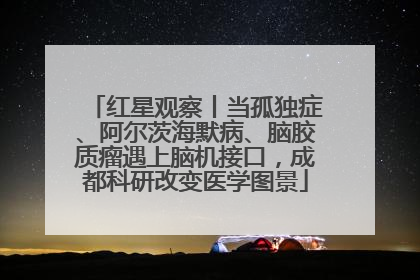 红星观察丨当孤独症、阿尔茨海默病、脑胶质瘤遇上脑机接口，成都科研改变医学图景