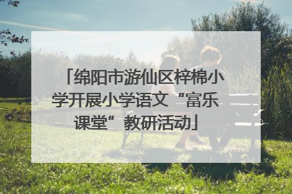 绵阳市游仙区梓棉小学开展小学语文“富乐课堂”教研活动