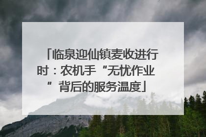 临泉迎仙镇麦收进行时：农机手“无忧作业”背后的服务温度