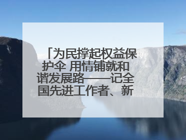 为民撑起权益保护伞 用情铺就和谐发展路——记全国先进工作者、新区项目建设中心干部卢小勇