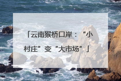 云南猴桥口岸：“小村庄”变“大市场”