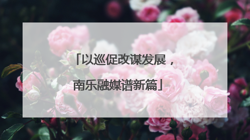 以巡促改谋发展，南乐融媒谱新篇
