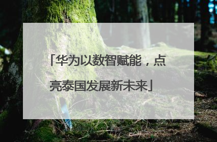 华为以数智赋能，点亮泰国发展新未来