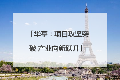华亭：项目攻坚突破 产业向新跃升