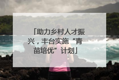 助力乡村人才振兴，丰台实施“青苗培优”计划