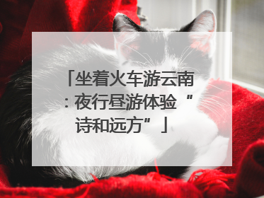 坐着火车游云南:夜行昼游体验“诗和远方”