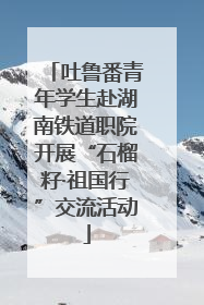 吐鲁番青年学生赴湖南铁道职院开展“石榴籽·祖国行”交流活动