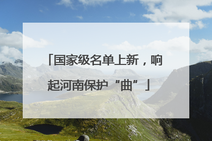 国家级名单上新，响起河南保护“曲”