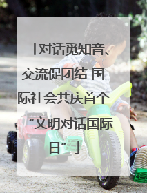 对话觅知音、交流促团结 国际社会共庆首个“文明对话国际日”