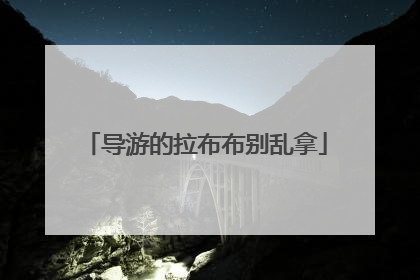 导游的拉布布别乱拿