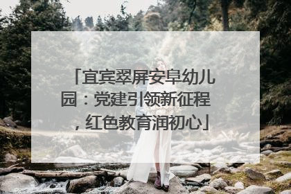 宜宾翠屏安阜幼儿园：党建引领新征程，红色教育润初心