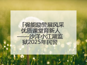 强能励警展风采 优质课堂育新人——沙洋小江湖监狱2025年民警优质课竞赛落幕