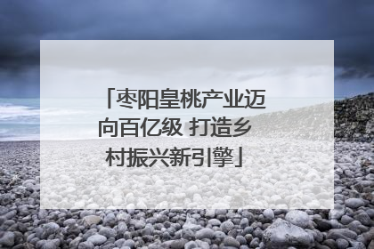 枣阳皇桃产业迈向百亿级 打造乡村振兴新引擎