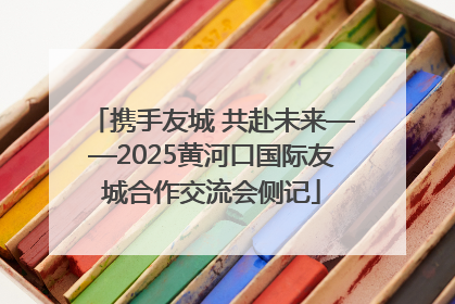 携手友城 共赴未来——2025黄河口国际友城合作交流会侧记