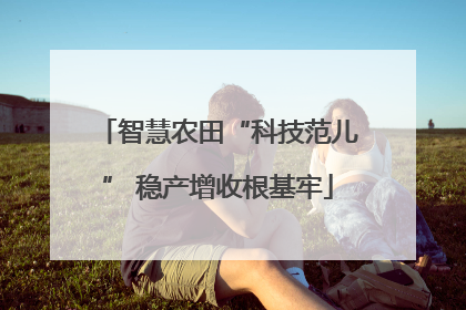 智慧农田“科技范儿” 稳产增收根基牢