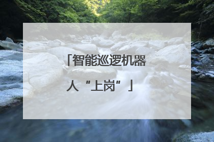 智能巡逻机器人“上岗”