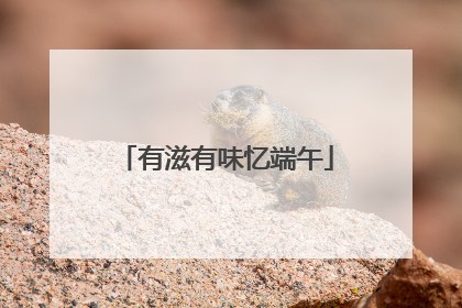 有滋有味忆端午