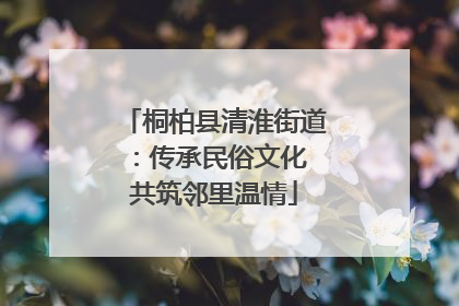 桐柏县清淮街道：传承民俗文化 共筑邻里温情