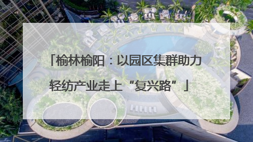 榆林榆阳：以园区集群助力轻纺产业走上“复兴路”