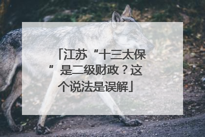 江苏“十三太保”是二级财政？这个说法是误解