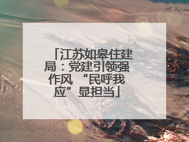 江苏如皋住建局：党建引领强作风 “民呼我应”显担当
