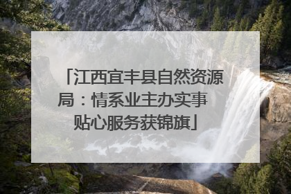江西宜丰县自然资源局：情系业主办实事 贴心服务获锦旗