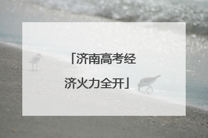济南高考经济火力全开