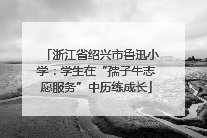 浙江省绍兴市鲁迅小学：学生在“孺子牛志愿服务”中历练成长