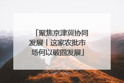 聚焦京津冀协同发展丨这家农批市场何以破圈发展