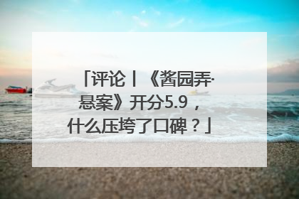 评论丨《酱园弄·悬案》开分5.9，什么压垮了口碑？