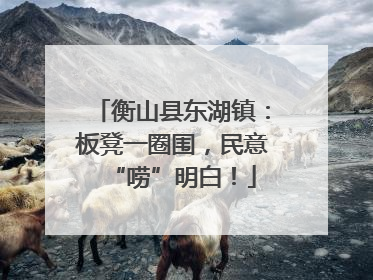 衡山县东湖镇：板凳一圈围，民意“唠”明白！