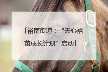 裕南街道：“天心裕苗成长计划”启动