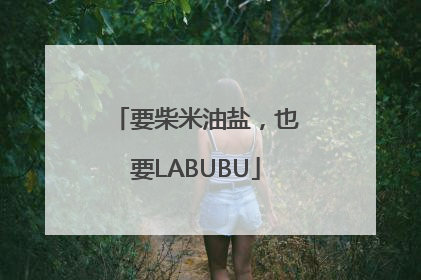 要柴米油盐，也要LABUBU