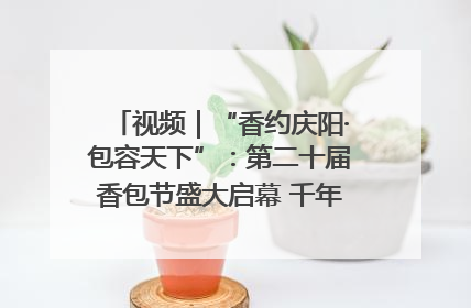 视频｜“香约庆阳·包容天下”：第二十届香包节盛大启幕 千年非遗香飘世界