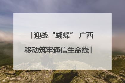 迎战“蝴蝶” 广西移动筑牢通信生命线