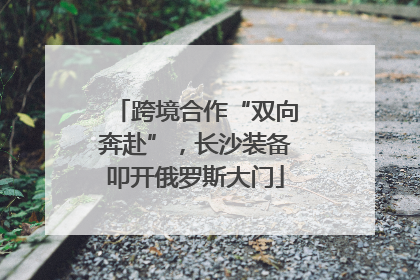 跨境合作“双向奔赴”，长沙装备叩开俄罗斯大门