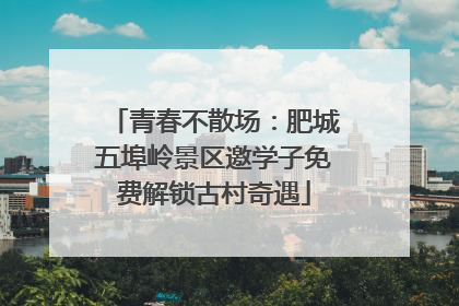 青春不散场：肥城五埠岭景区邀学子免费解锁古村奇遇