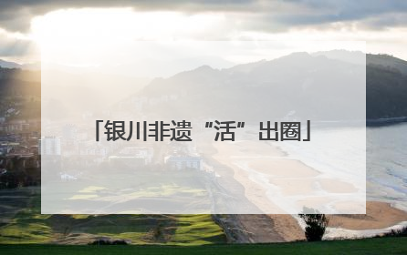 银川非遗“活”出圈