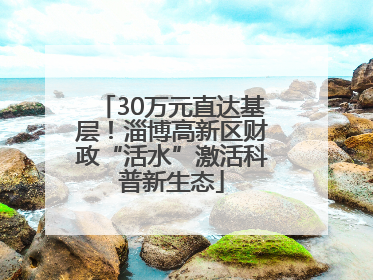 30万元直达基层！淄博高新区财政“活水”激活科普新生态